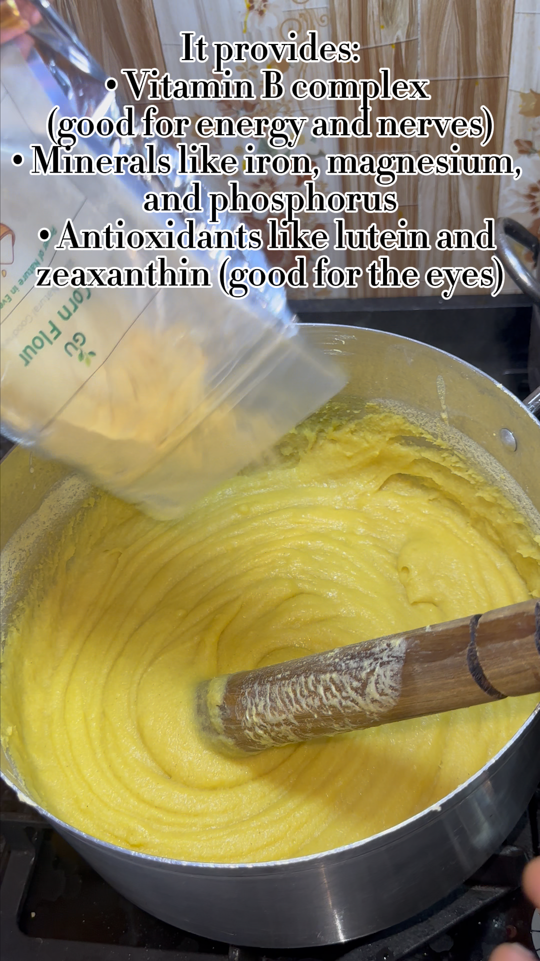 Preparing Tuwo Masara from GU Corn Flour