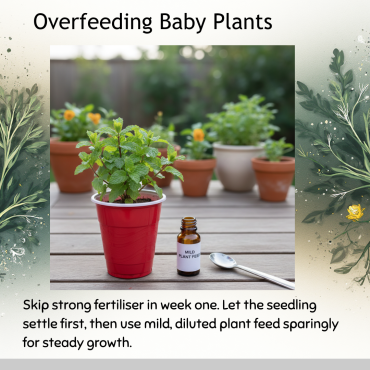 GU Seedling Care Avoid Overfeeding Baby Plants