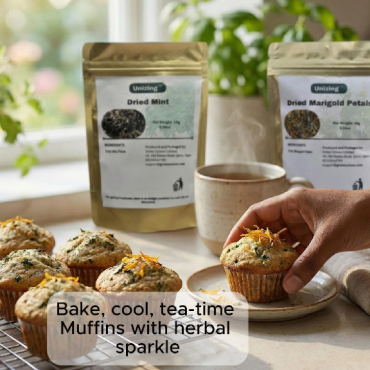 Dried Mint & Marigold with Plantain Scented B-Cover